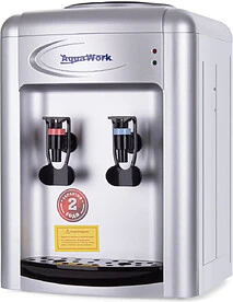 Water dispenser "Aqua Work 0.7 TKR", silver, desktop, no cooling (heating only)